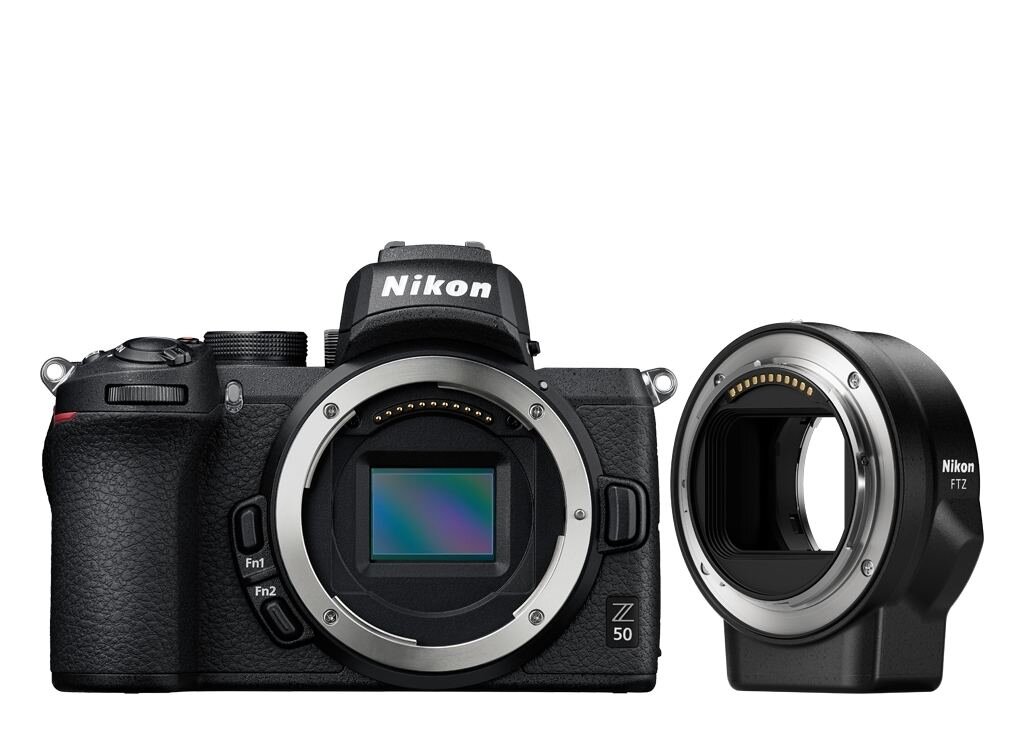 Nikon Z50 Gehäuse + Nikon FTZ II Objektivadapter