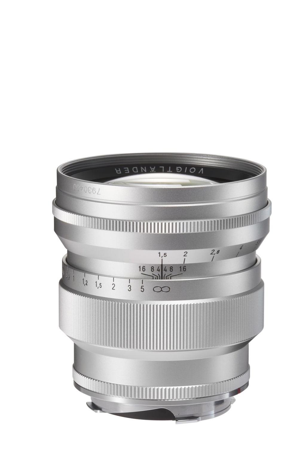 Voigtländer VM 75mm 1,5 Nokton Leica M silber
