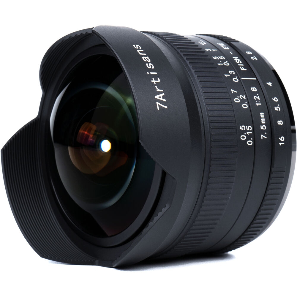 7Artisans 7,5mm 1:2,8 II Fisheye f. Sony E schwarz