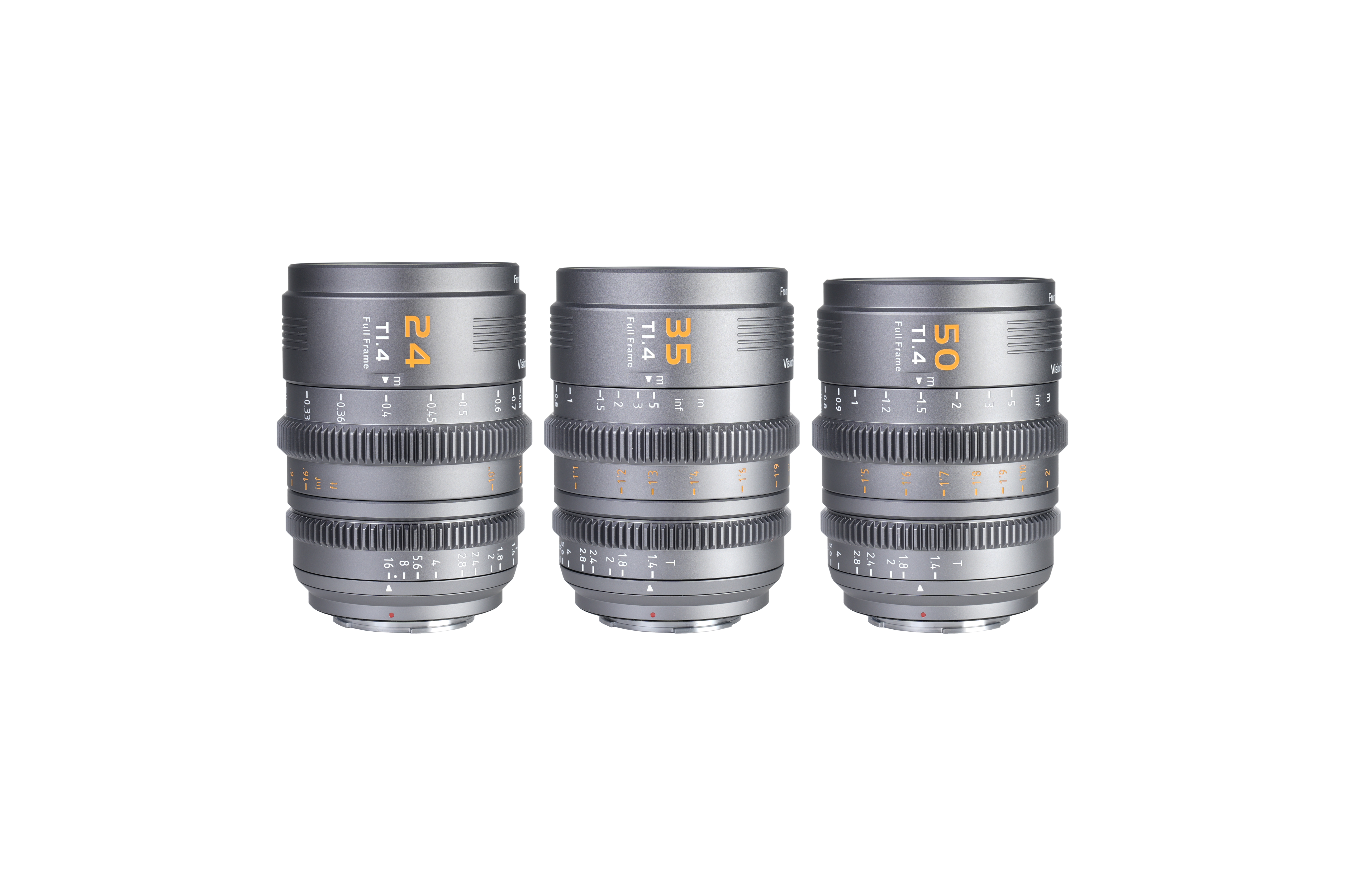 SIRUI VISION PRIME T1.4 Full-frame Cine Lens 24mm&35mm&50mm Grey