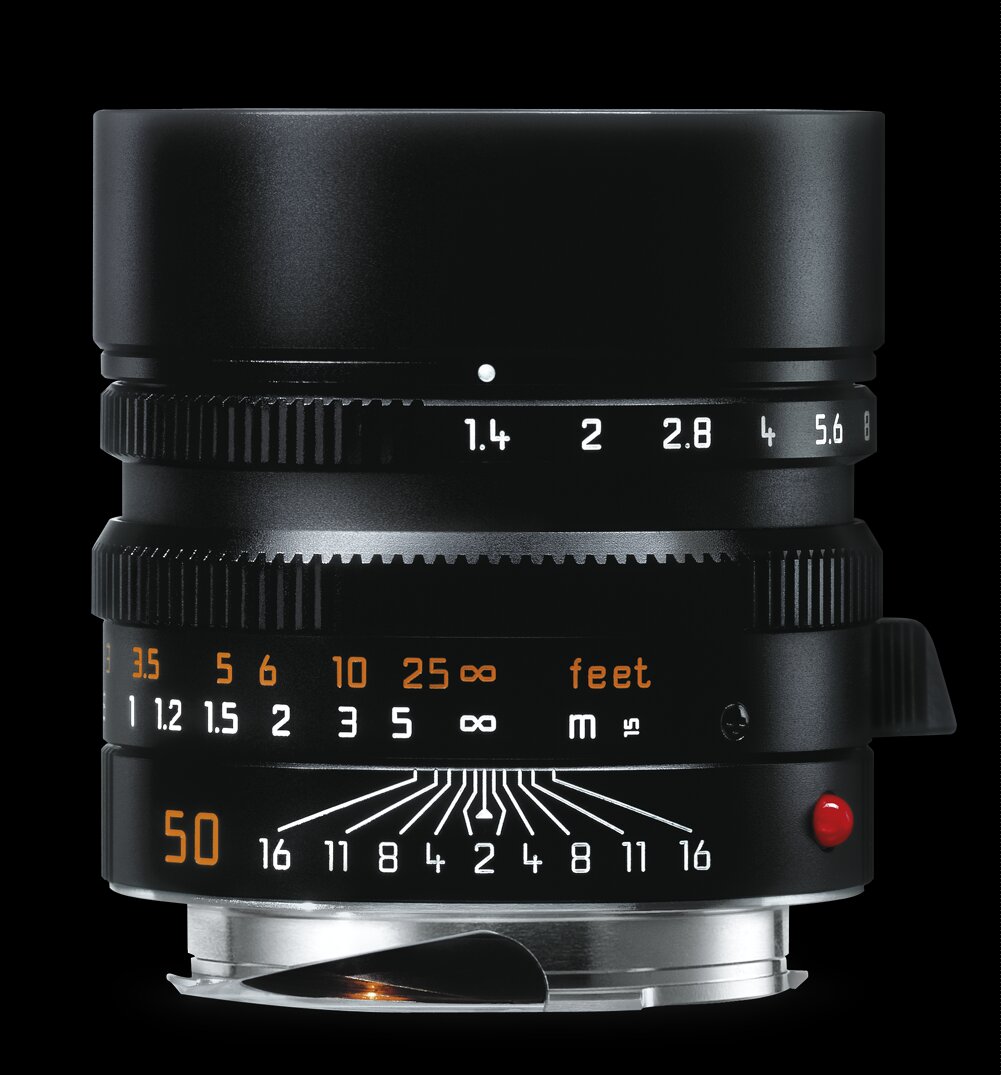 LEICA SUMMILUX-M 50mm 1:1.4 ASPH. schwarz eloxiert