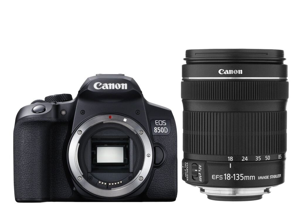 Canon EOS 850D + EF-S 18-135mm 1:3,5-5,6 IS STM