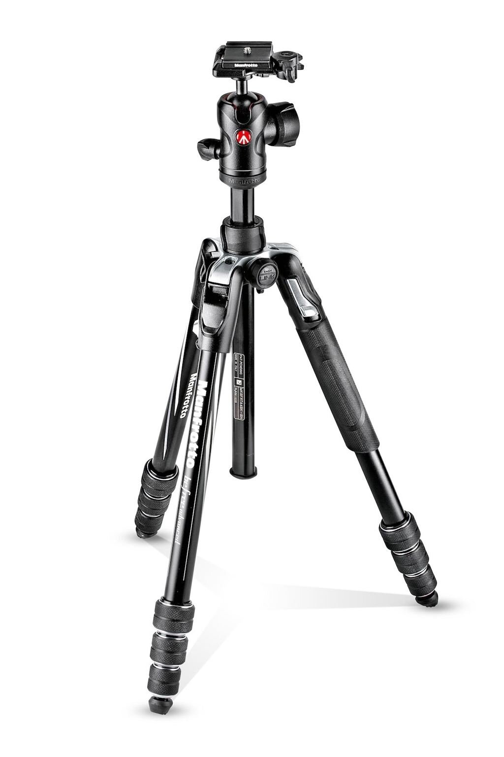 Manfrotto MKBFRTA4BK-BH Befree Advanced Alu Reisestativ Kit Twist schwarz