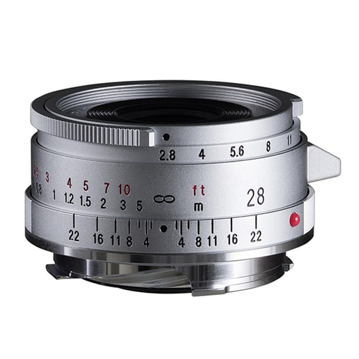 Voigtländer VM 28mm 1:2,8 Color-Skopar asphärisch Type I silber für Leica M