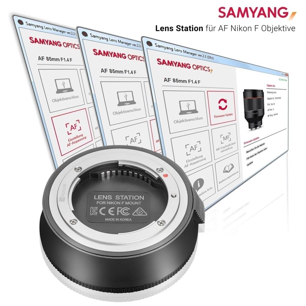 Samyang Lens Station für AF Objektive Nikon F