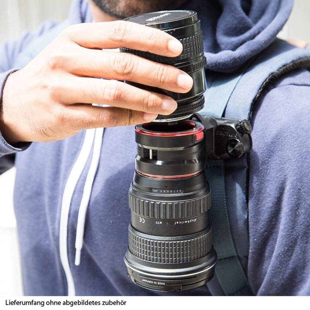 Peak Design Lens Kit für Canon EOS - Doppel-Objektivhalterung für Capture(Pro) Camera Clip und Slide (Lite) oder Leash