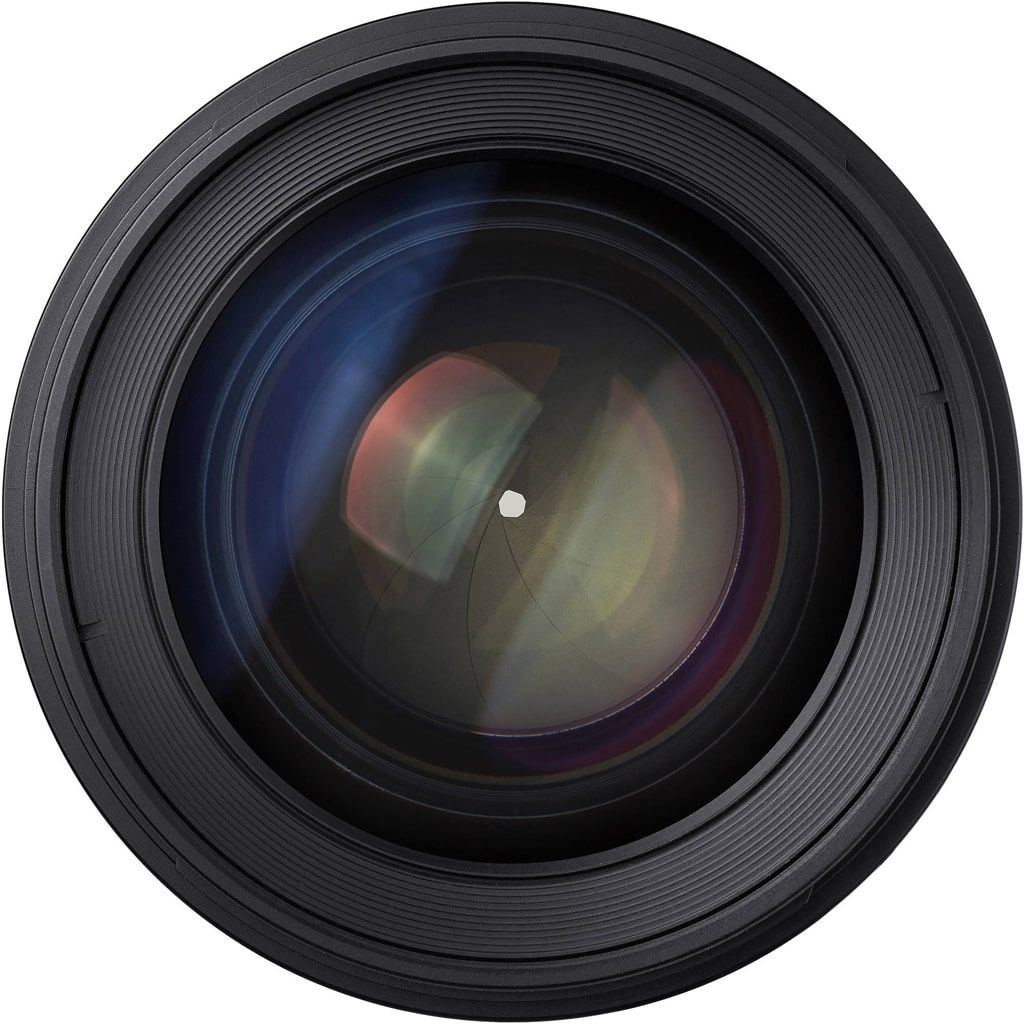 Samyang AF 50mm 1:1,4 FE + Lens Station für Sony E