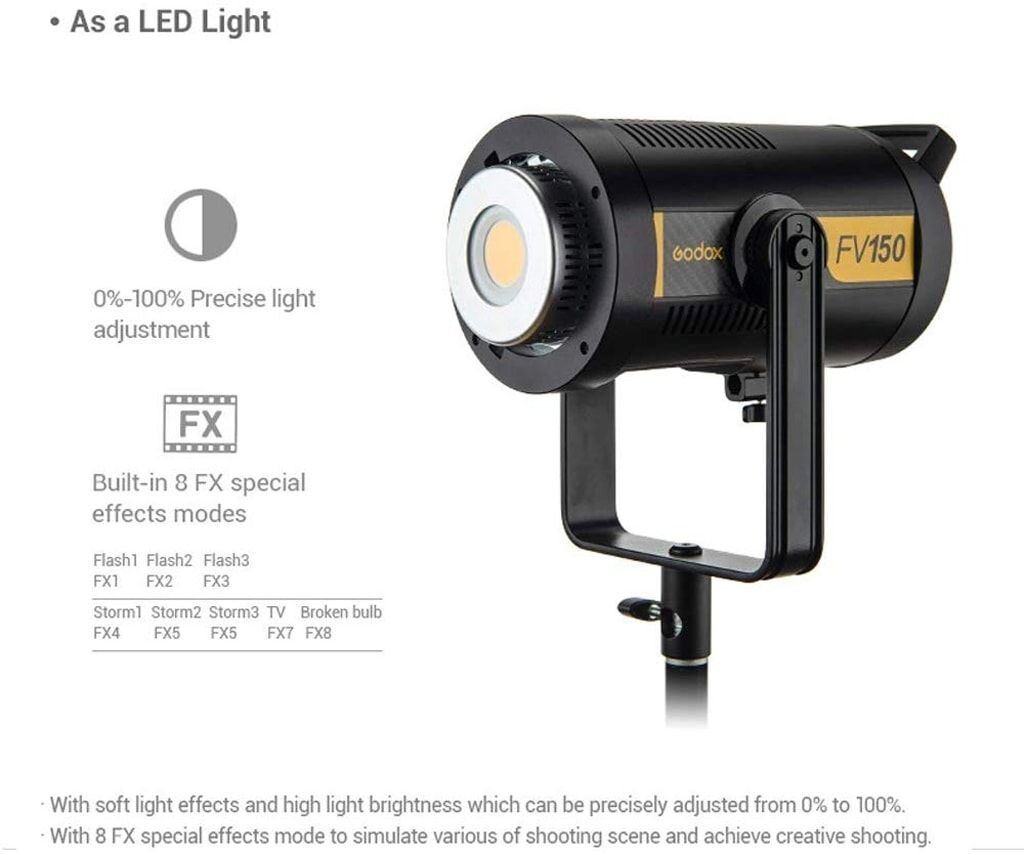 GODOX FV200 HSS LED-Leuchte