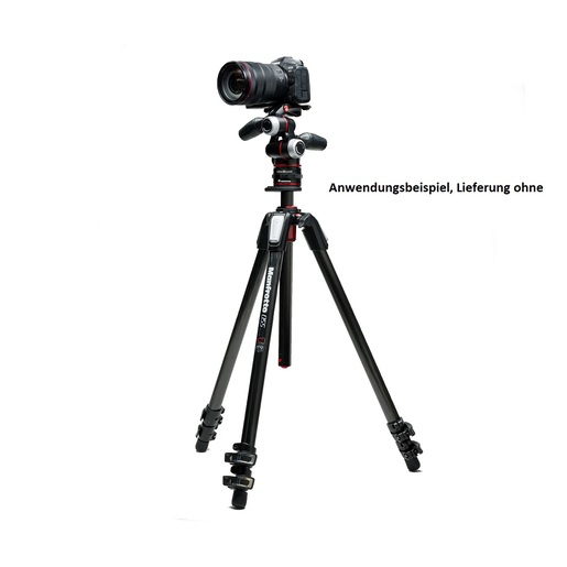 Manfrotto 055 cf Kit 3 (MK055CXPRO33WQR) sect 3 way Professional Stativ Photo Kit