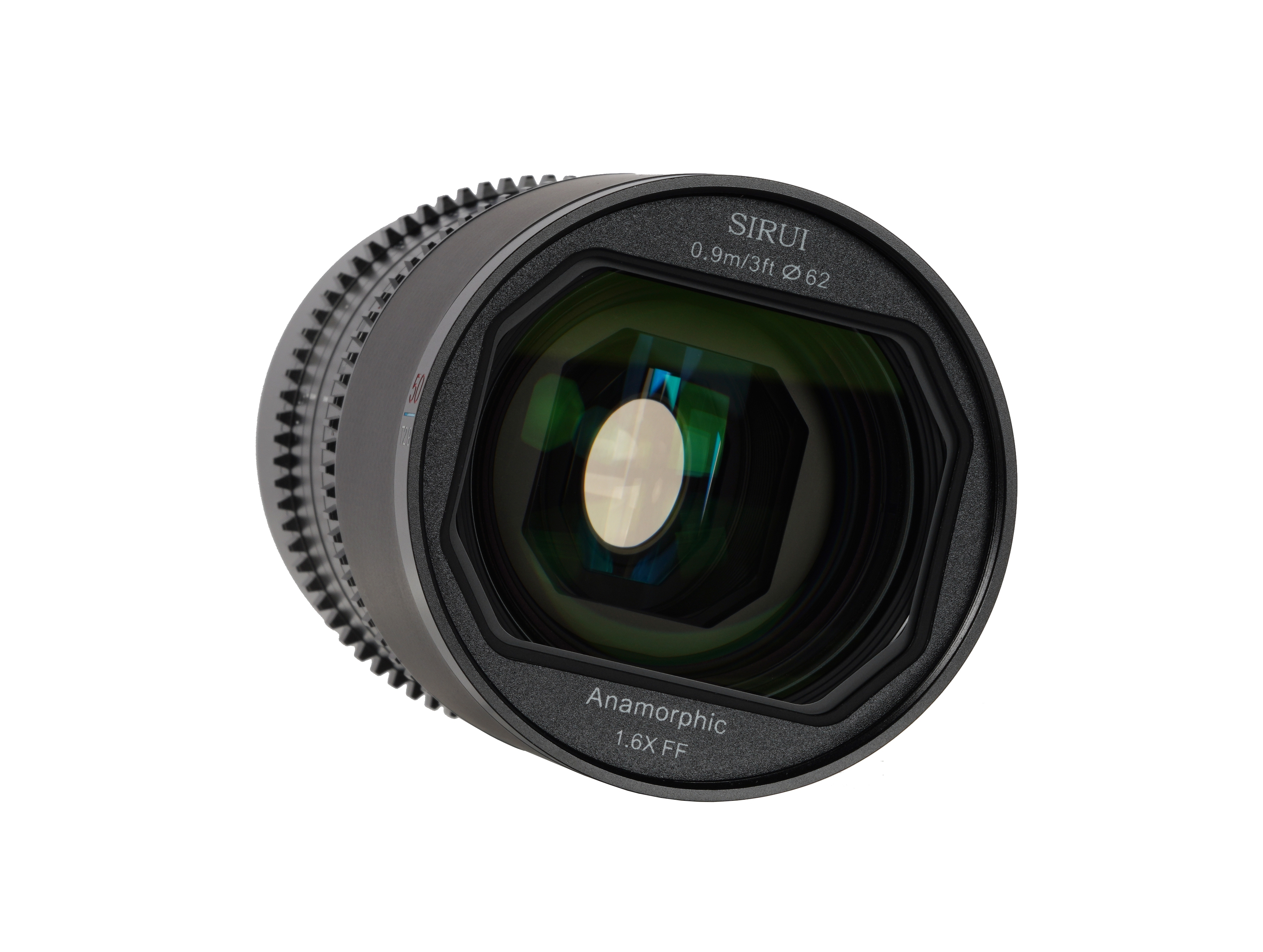 SIRUI Saturn 50mm T2.9 1.6x Carbon Vollformat anamorphes Objektiv (L Mount; Neutral Flare)