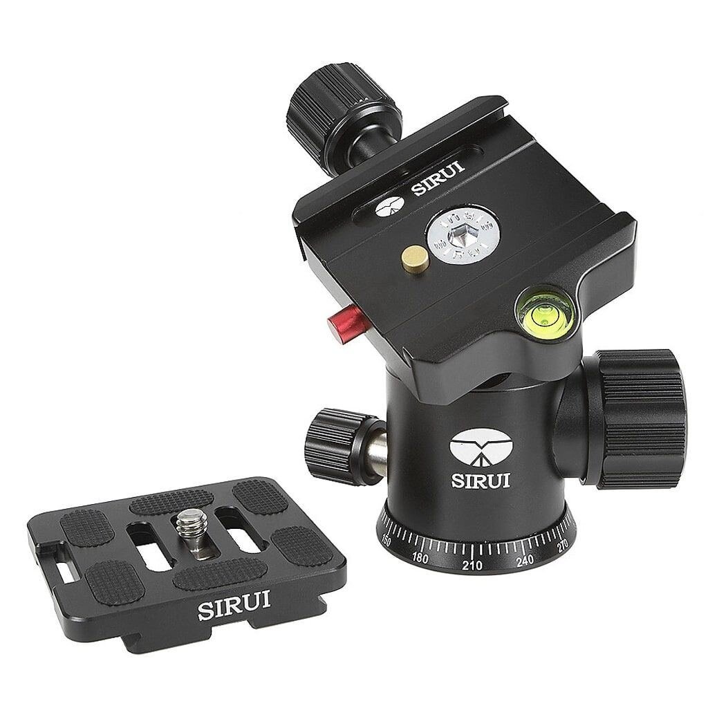 SIRUI G-10KX Kugelkopf mit TY-50X Wechselplatte Aluminium schwarz