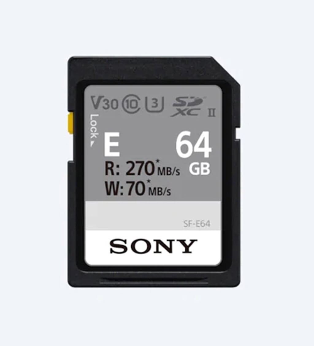 Sony SDXC 64GB Cl10 UHS-II U3 V30 270/70 MB/s Speicherkarte