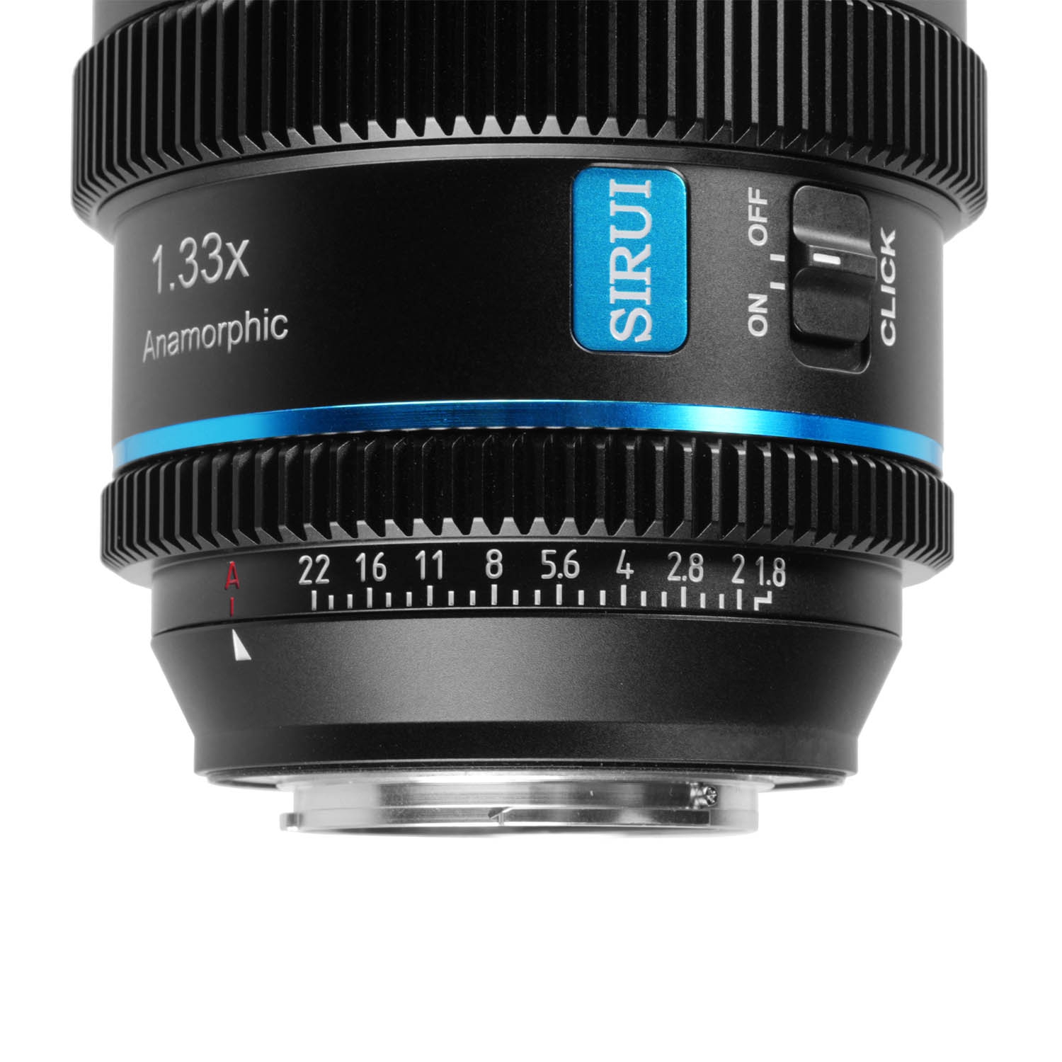 SIRUI AF 40mm T1.8 1.33X S35 anamorphes Objektiv (M4/3-Mount, Blue Flare)