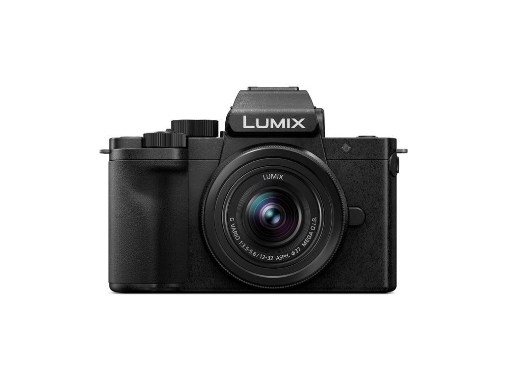 Panasonic LUMIX DC-G110 schwarz + 12-32mm 1:3,5-5,6 G VARIO MEGA O.I.S. + DMW-SHGR1E Stativ-/Handgriff (DC-G110VEG-K)