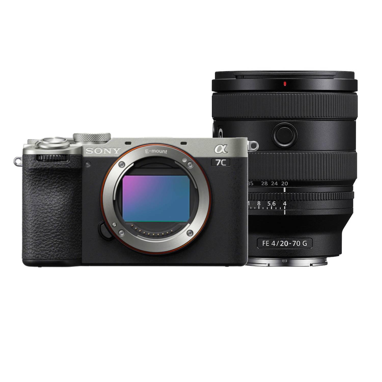 Sony Alpha 7C II (ILCE7CM2S) silber + SEL FE 20-70mm 1:4 G (SEL2070G)