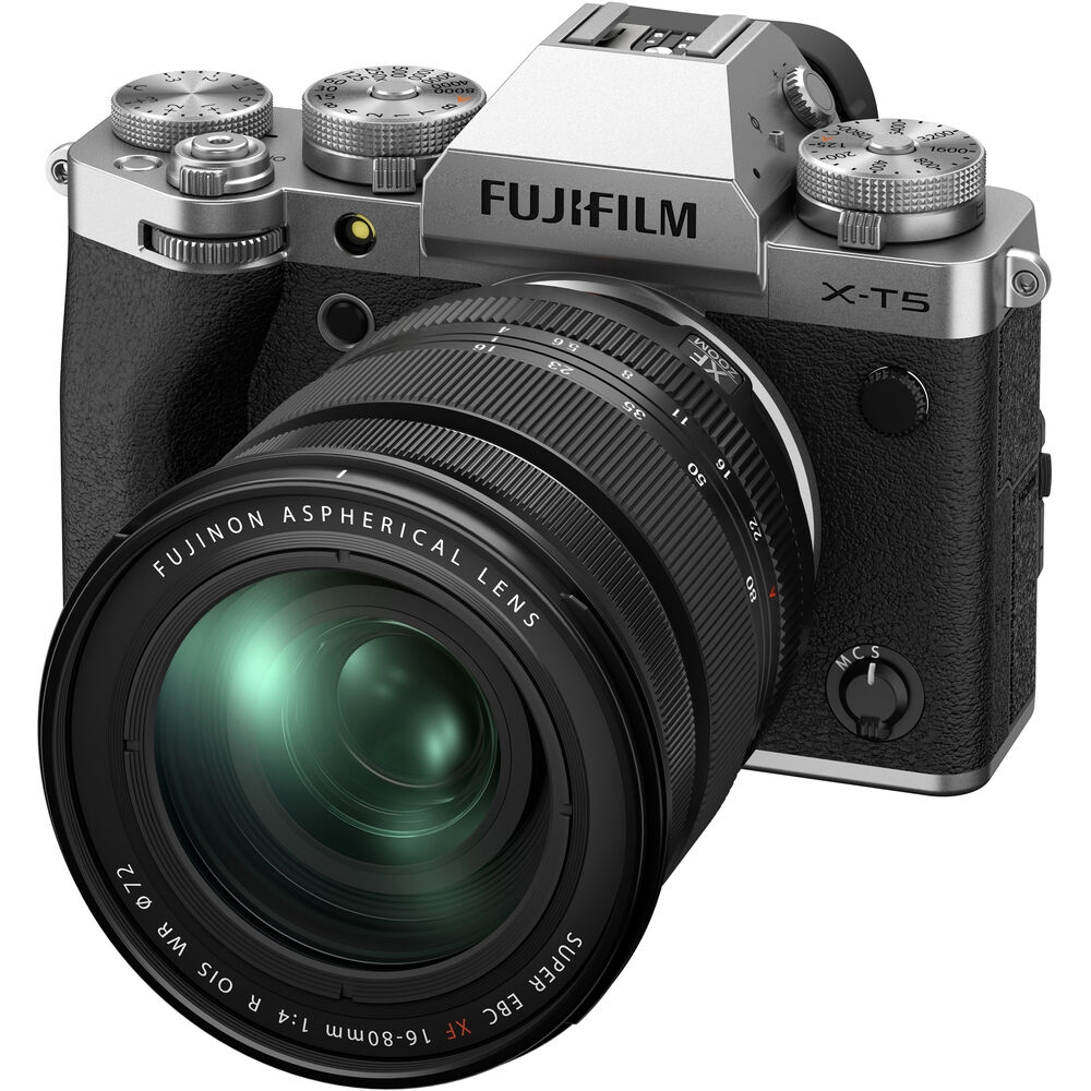Fujifilm X-T5 silber EU + XF 16-80mm 1:4 R OIS WR