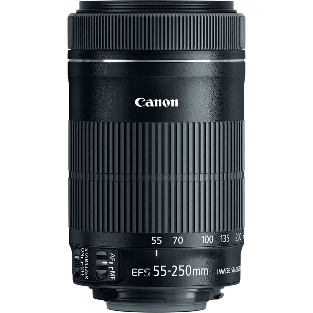 Canon EF-S 55-250mm 1:4-5,6 IS STM aus Set