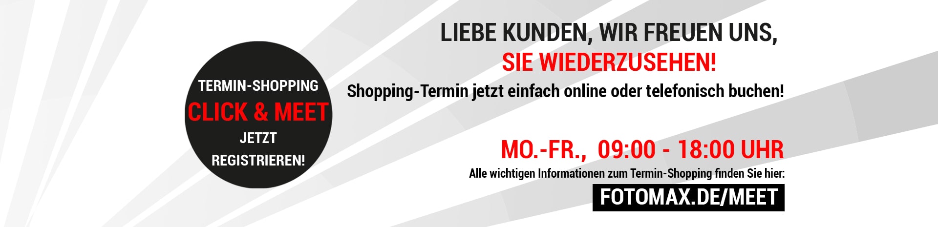 Click and Meet - Online Terminreservierung Fotomax Shopping Click and Meet - Online Terminreservierung Fotomax Shopping