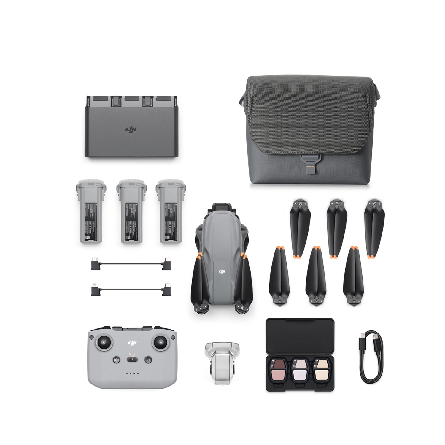 DJI Air 3S Fly More Combo Quadrokopter mit DJI RC-N3 Fernsteuerung