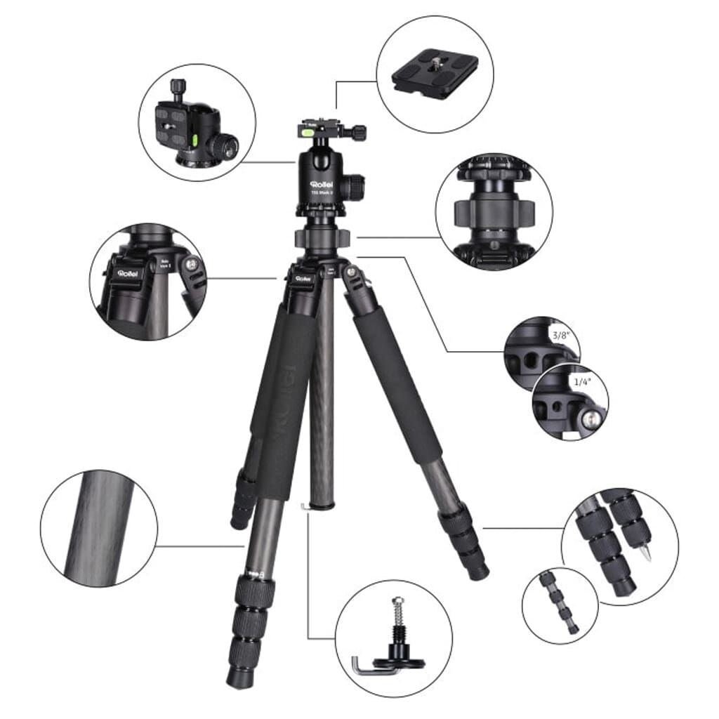 Rollei Rock Solid Beta Mark Ii Carbon Stativ Inkl T5s Mark Ii Kugelkopf Bei Fotomax In Nurnberg Berlin