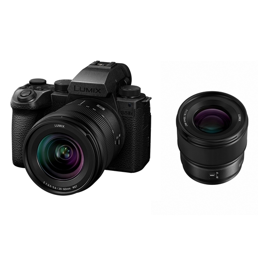 Panasonic LUMIX DC-S5 IIX (DC-S5M2XWE) + LUMIX S 20-60mm 1:3,5-5,6 (S-R2060E) + LUMIX S 50mm 1:1,8 (S-S50E)