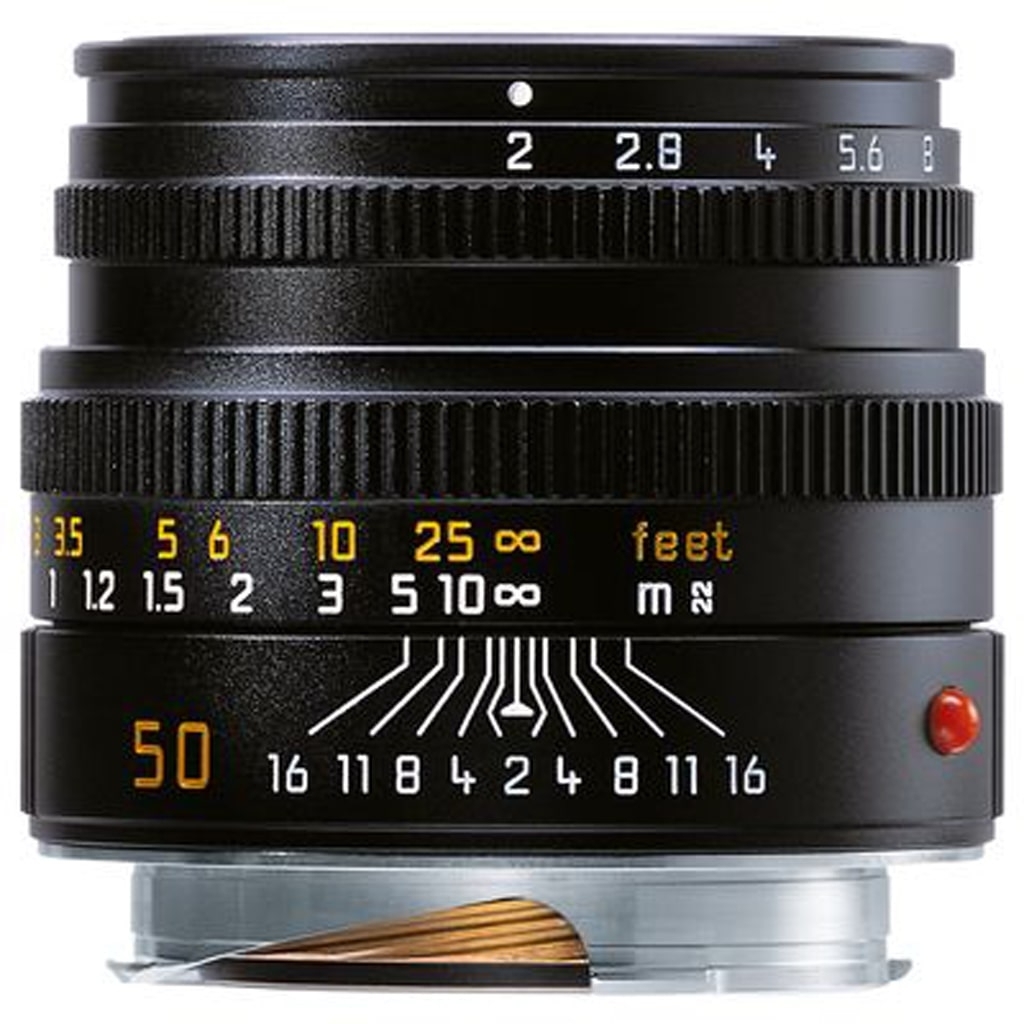 LEICA SUMMICRON-M 50mm 1:2 schwarz eloxiert