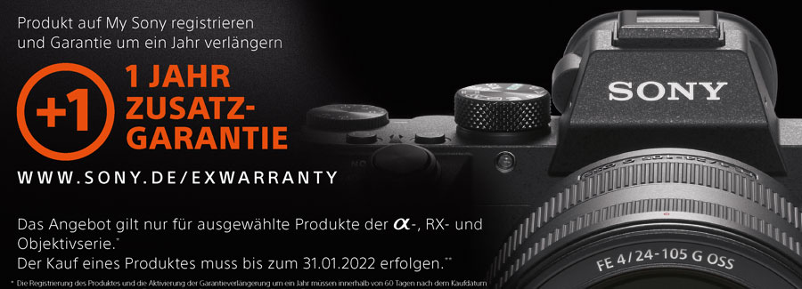 SONY 1 JAHR ZUSATZ-GARANTIE