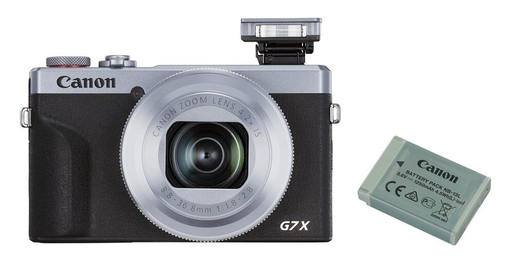 Canon PowerShot G7X Mark III silber Battery Kit + Zusatzakku