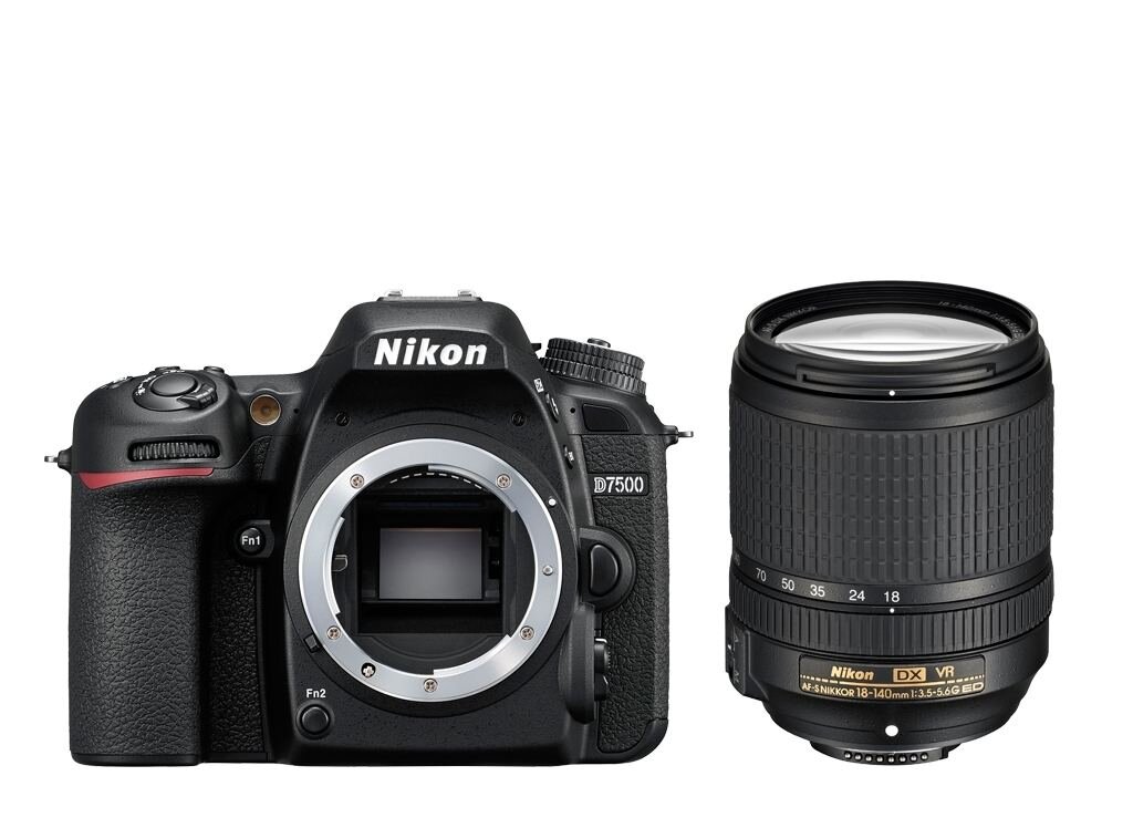 Nikon D7500 inkl. AF-S DX 18-140mm 1:3,5-5,6 G ED VR