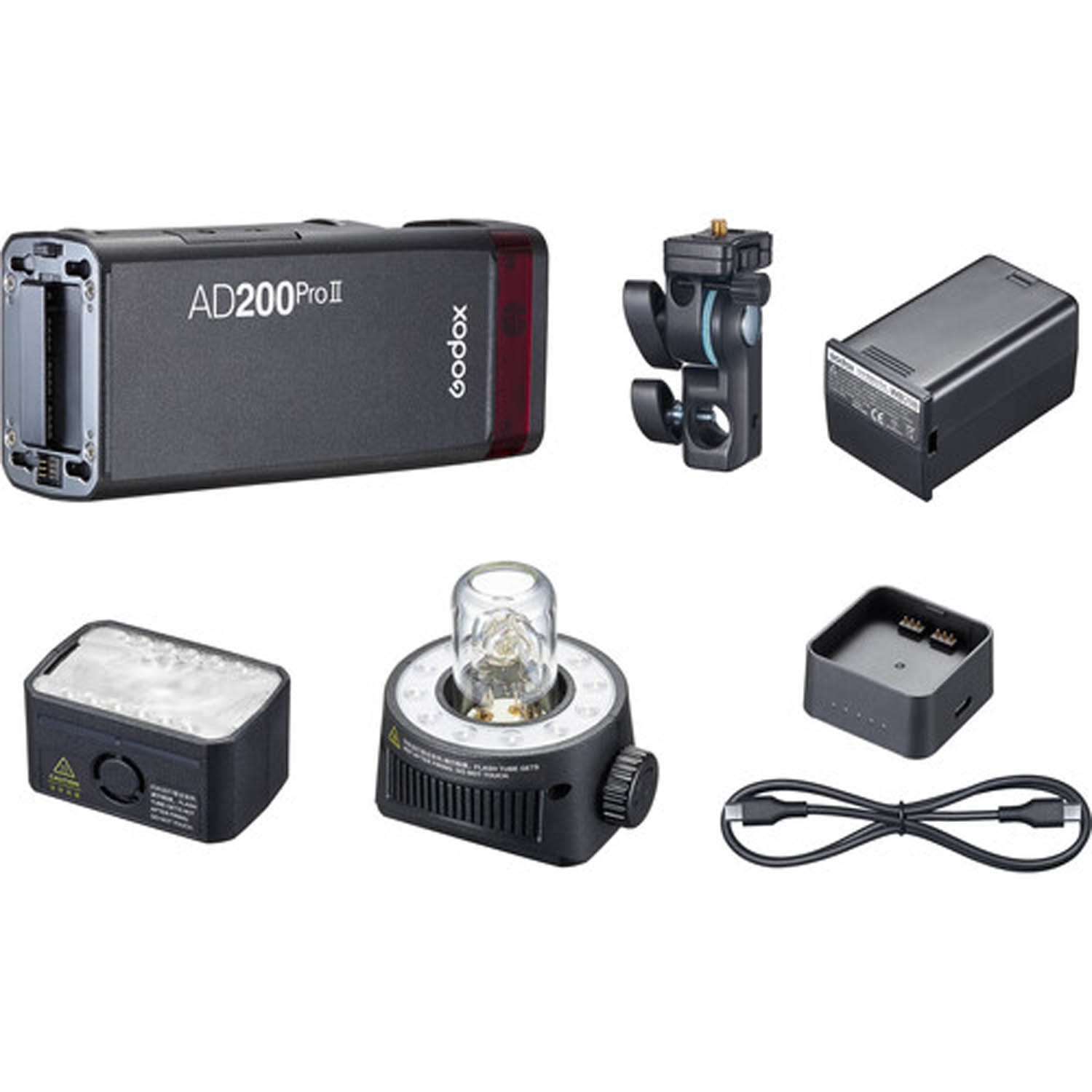 Godox AD200 Pro II - WITSTRO Blitzgerät mit Akku
