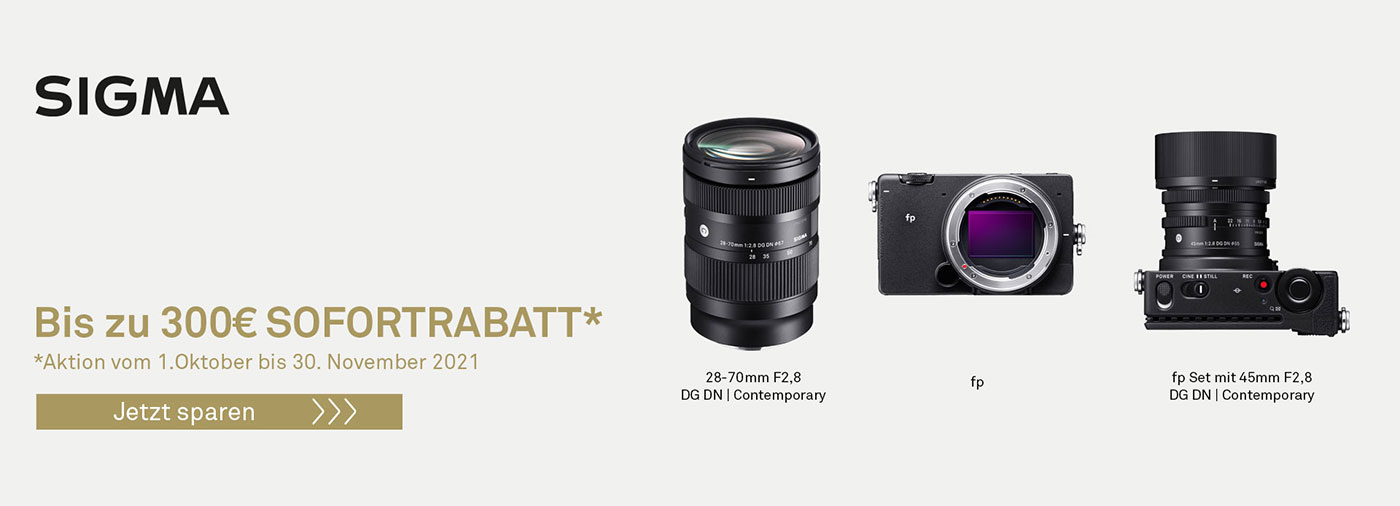 SIGMA SOFORTRABATT-AKTION: 01.10.2021 - 30.11.2021