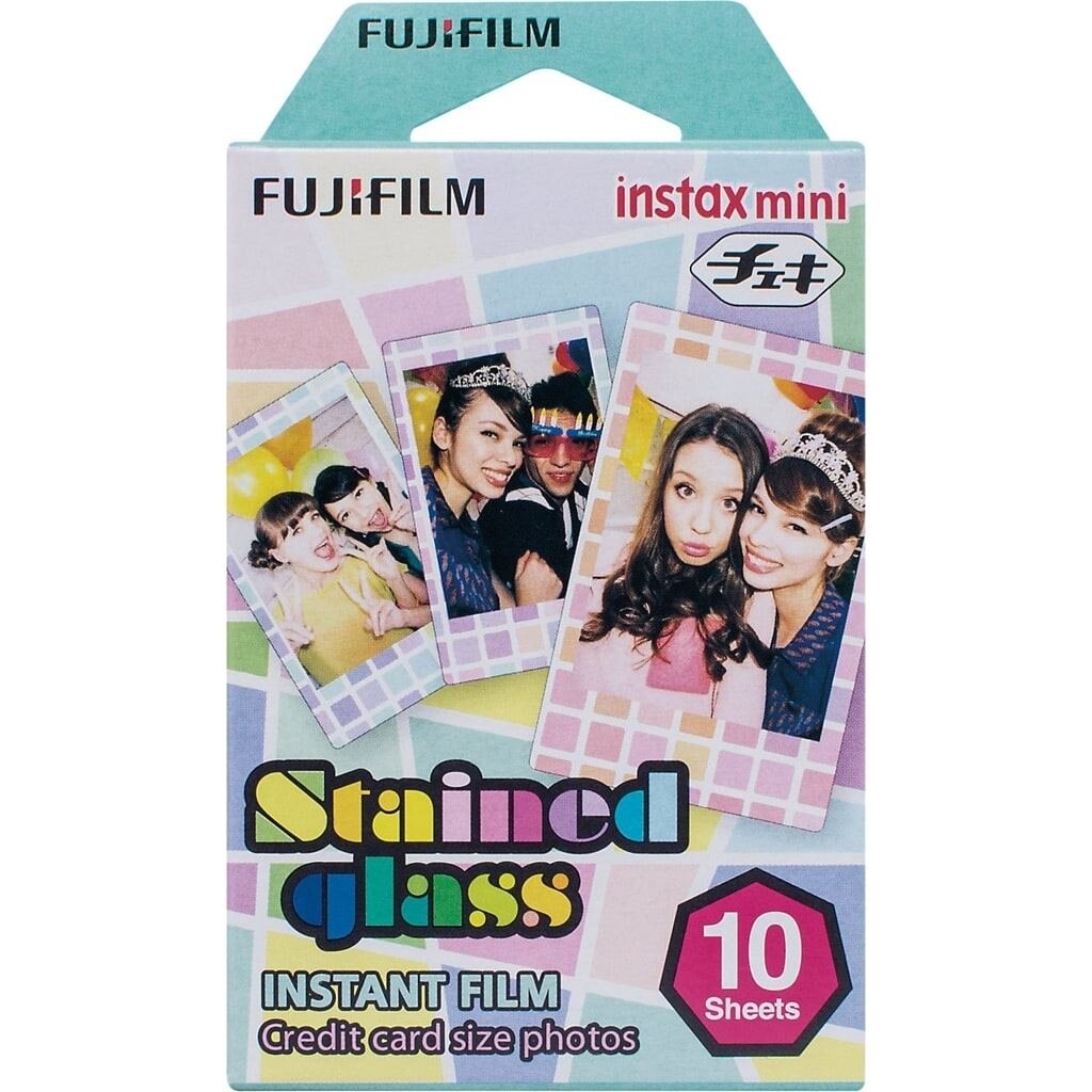 Fujifilm Instax Mini Sofortbildfilm Stained Glass für 10 Aufnahmen