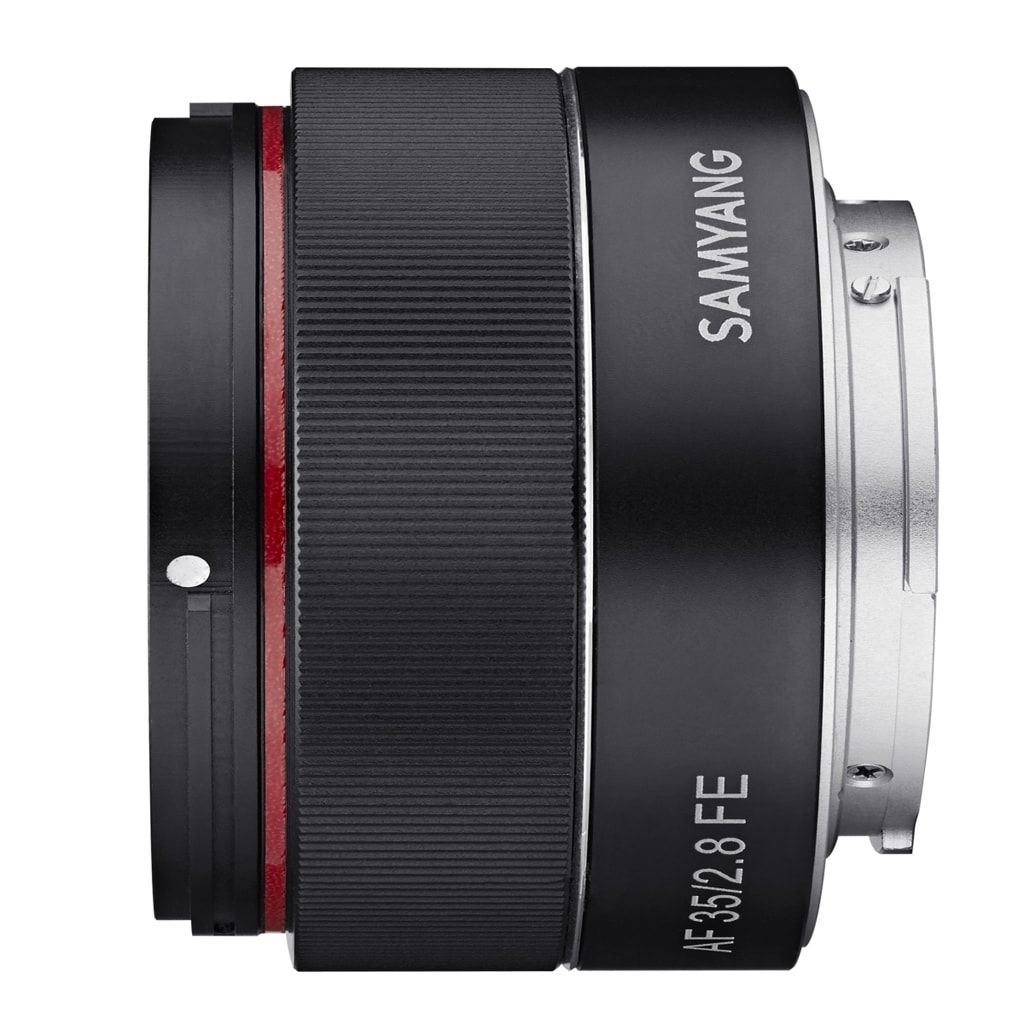 Samyang AF 35mm 1:2,8 FE + Lens Station für Sony E