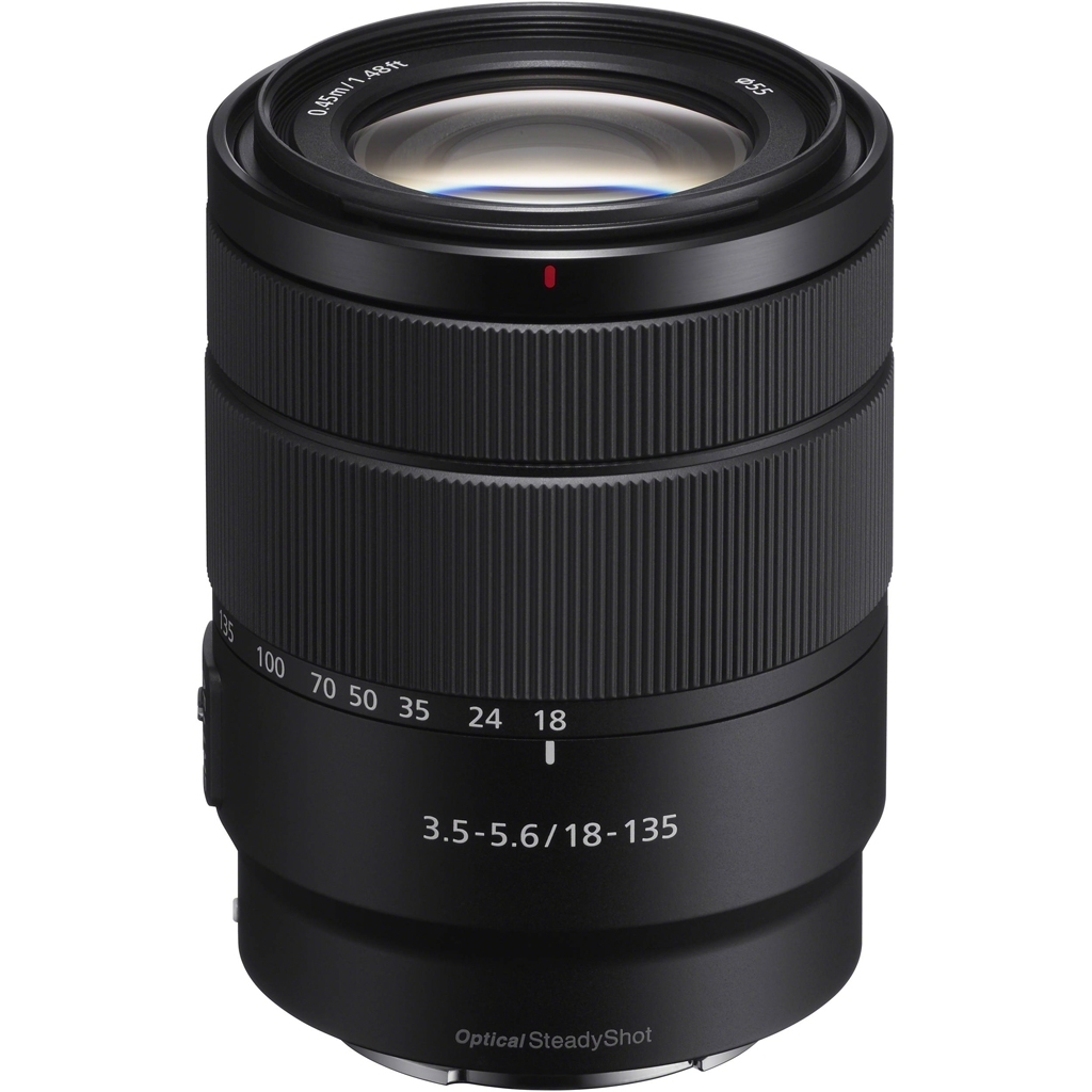 Sony SEL 18-135mm 1:3.5-5.6 OSS (SEL18135) E-Mount aus Set