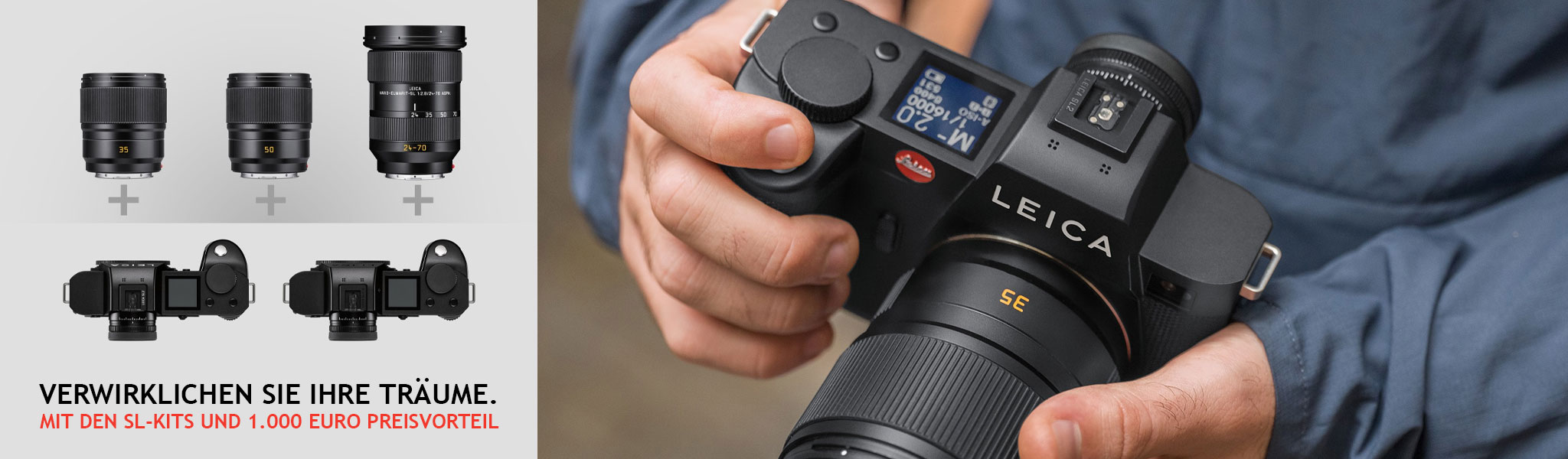 Leica SL-Kits 1000 Euro Voucher