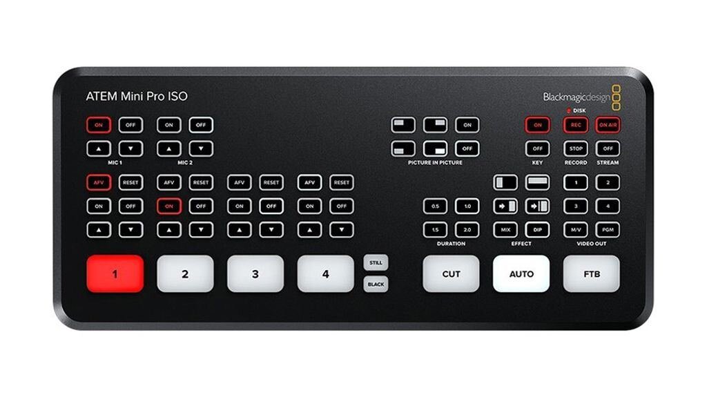 Blackmagic ATEM Mini Pro ISO Liveproduktionsmischer