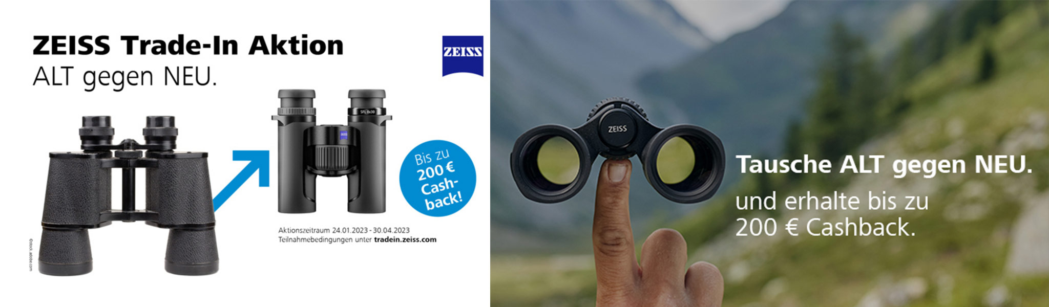 ZEISS Fernglas Casback Aktion bei Fotomax