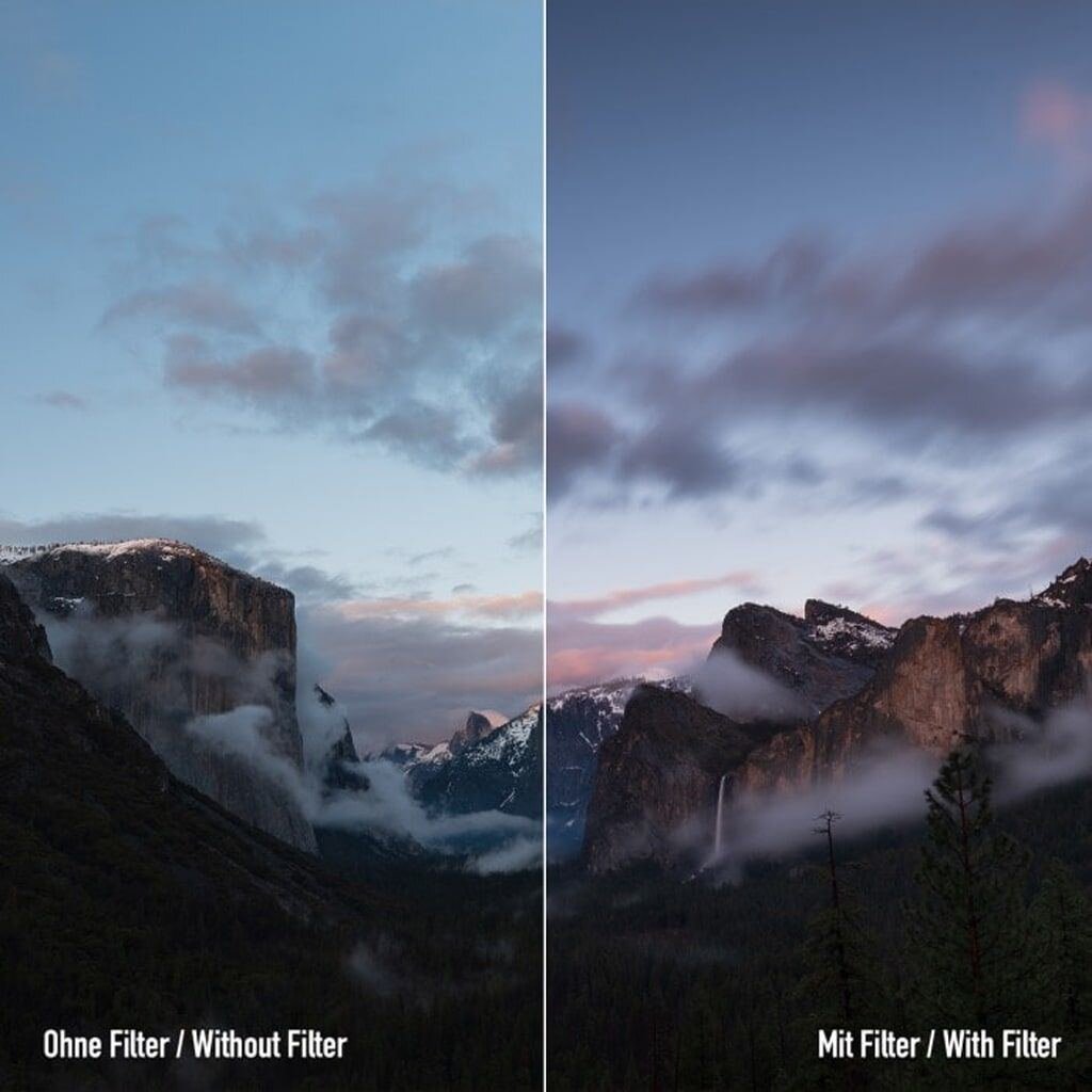 Polaroid Grauverlaufsfilter ND6 (0,6) – Quadratischer Neutraldichtefilter Für Polaroid & Cokin P-Serie Halter