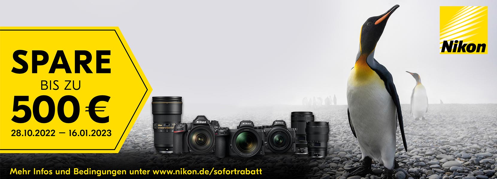 NIKON WINTER SOFORTRABATT-AKTION: 28.10.2022 - 16.01.2023