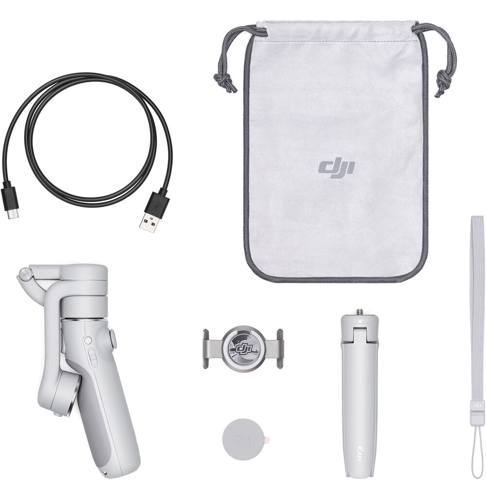 DJI OM 5 Osmo Mobile - Stabilisator, 3-Achsen-Gimbal für Smartphone athens gray