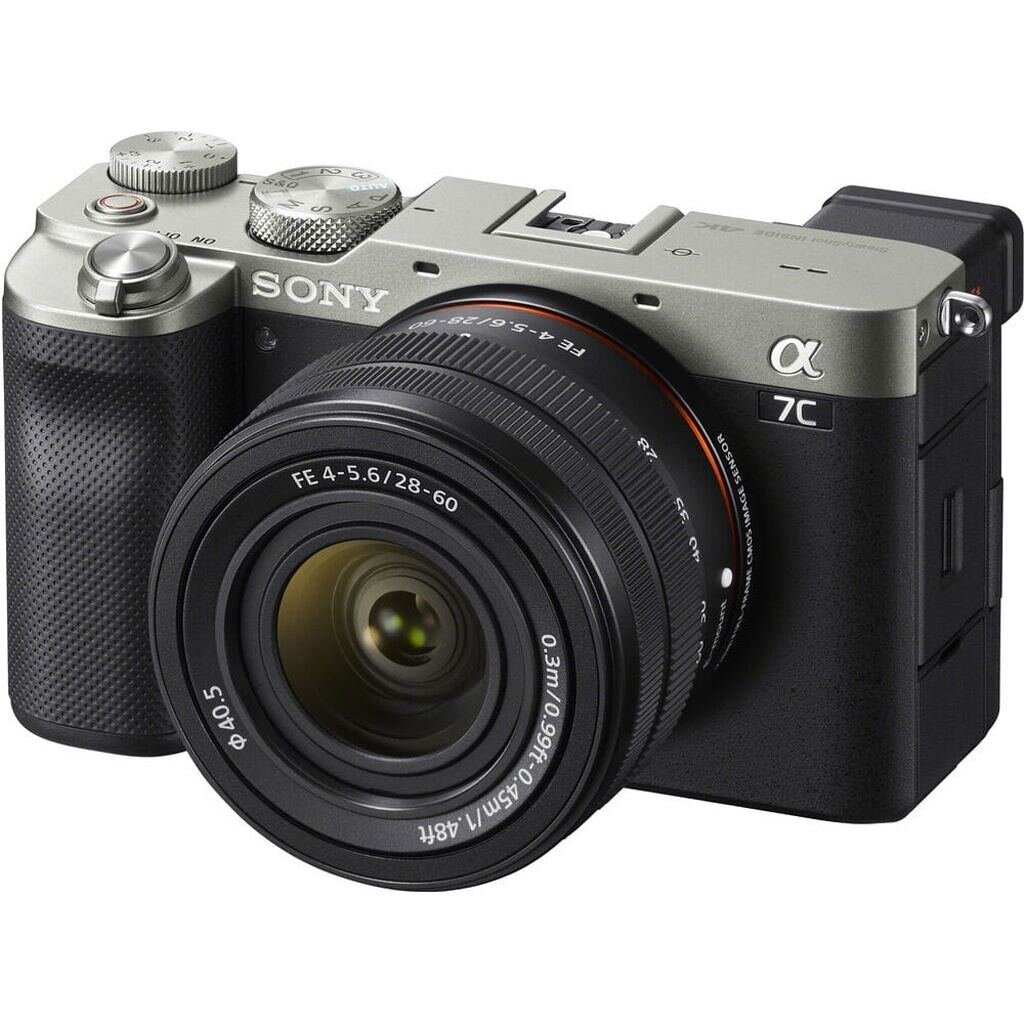 Sony Alpha 7C (ILCE7CLS) silber inkl. FE 28-60mm 1:4-5,6