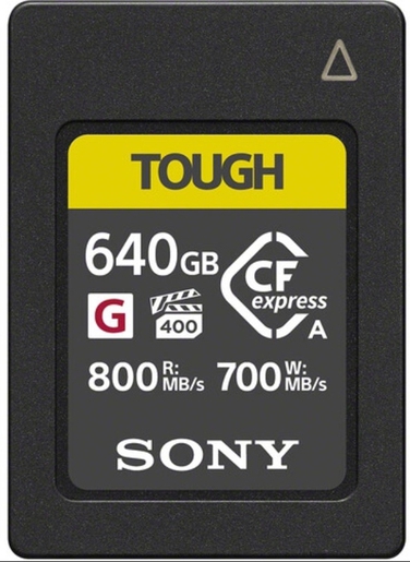Sony CFexpress 640GB Typ A (800/700 MB/s) Speicherkarte