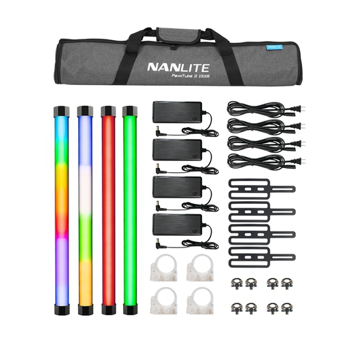 NANLITE PavoTube II 15XR 4Kit RGBWW Farb-Effektleuchte