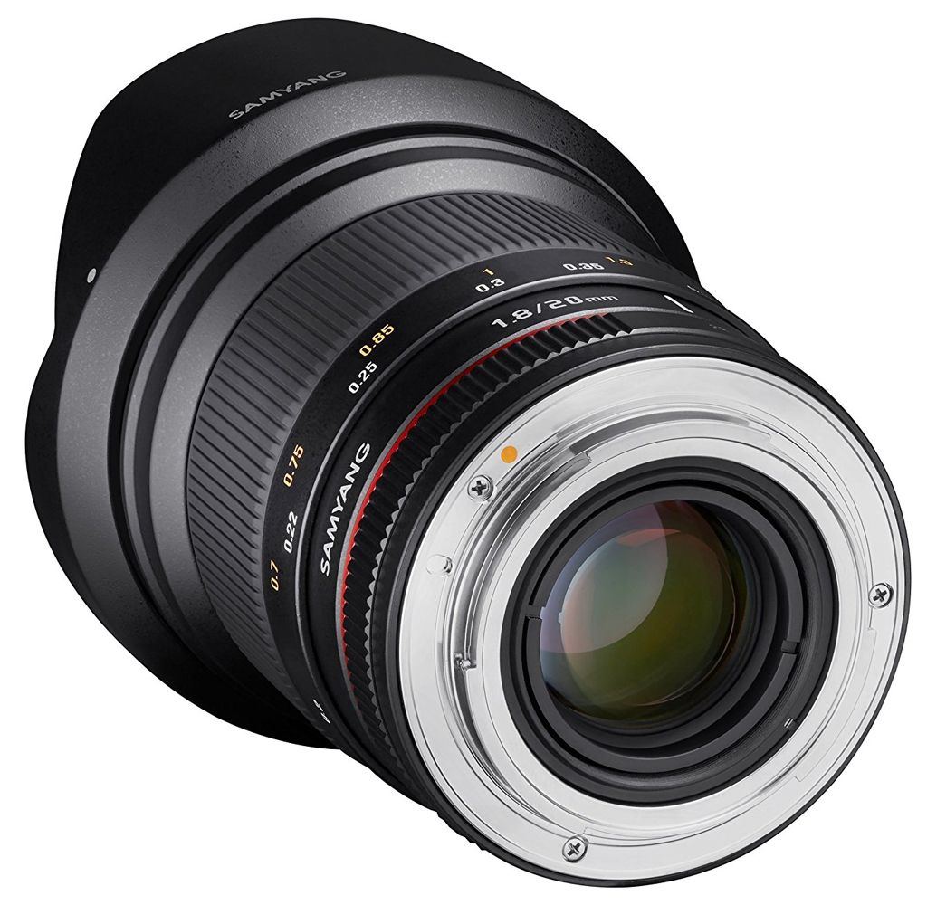 Samyang 20mm 1:1,8 ED AS UMC Sony E-Mount