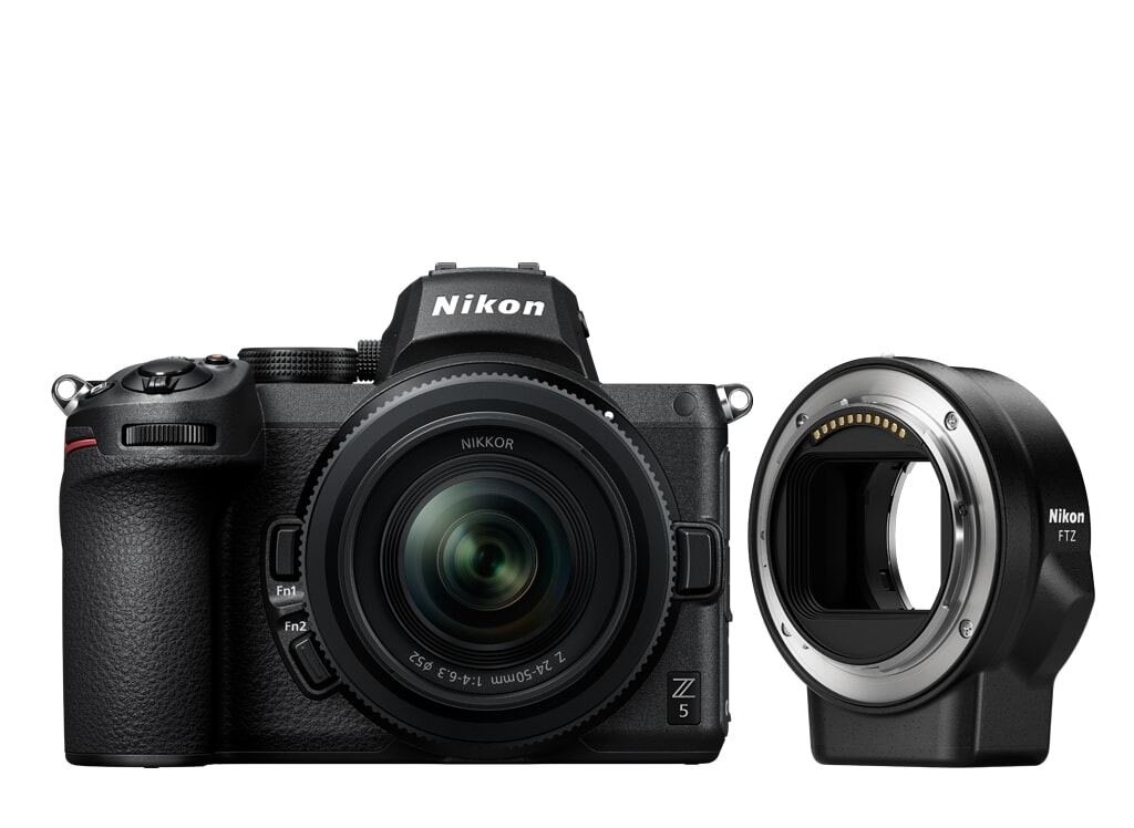 Nikon Z5 + NIKKOR Z 24-50mm 1:4,0-6,3 + FTZ II Objektivadapter