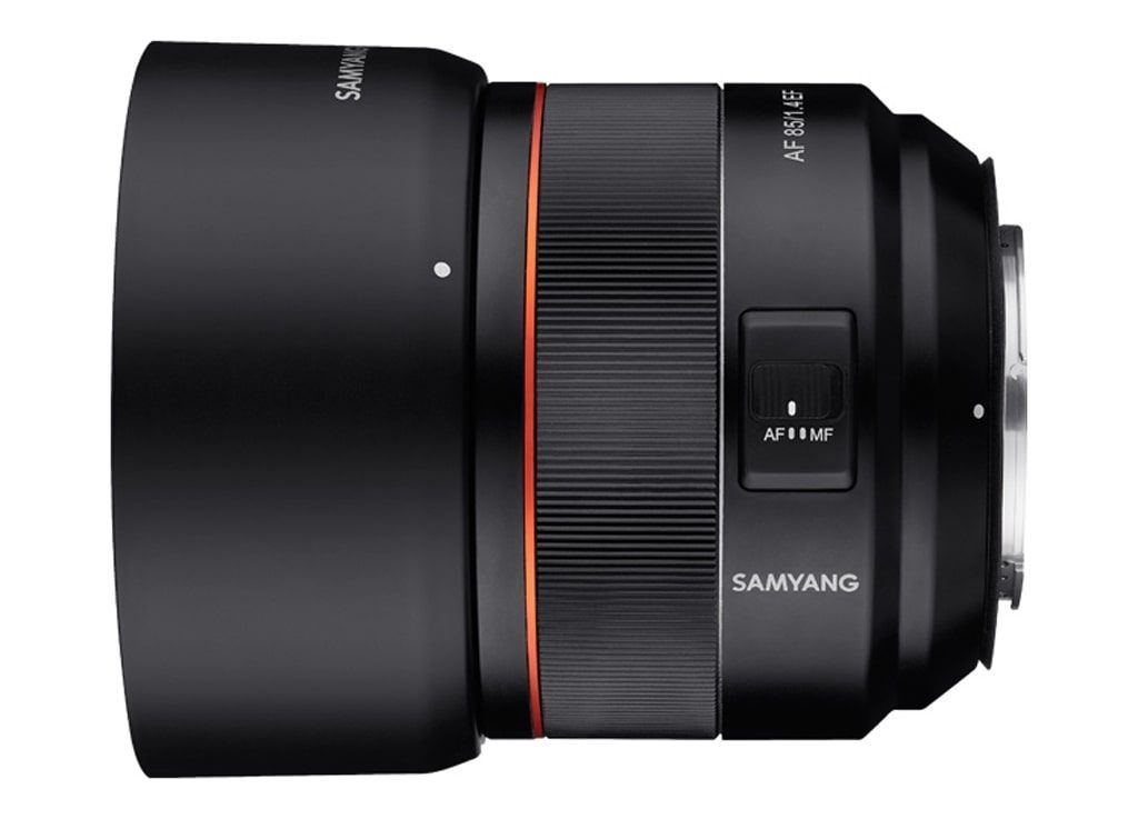 Samyang AF 85mm 1:1,4 für Canon EF