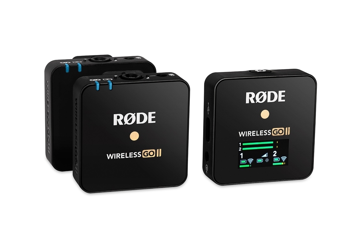 Rode Wireless GO II Digitales 2-Kanal Drahtlos-Mikrofonsystem