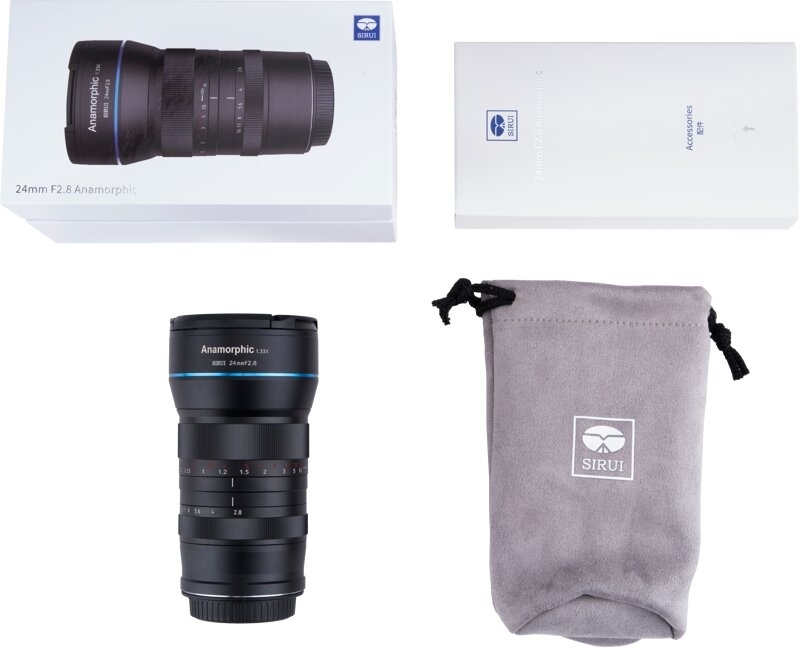 SIRUI SR24-MFT 24mm f2.8 1.33X Anamorphotisches Objektiv (M4/3 Mount)