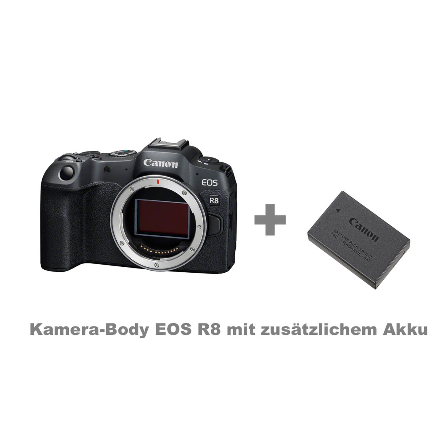 Canon EOS R8 Gehäuse inkl. Gratis Akku