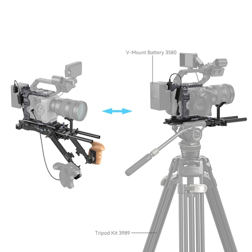SmallRig 4125 Schulter-Rig-Kit für Sony FX6